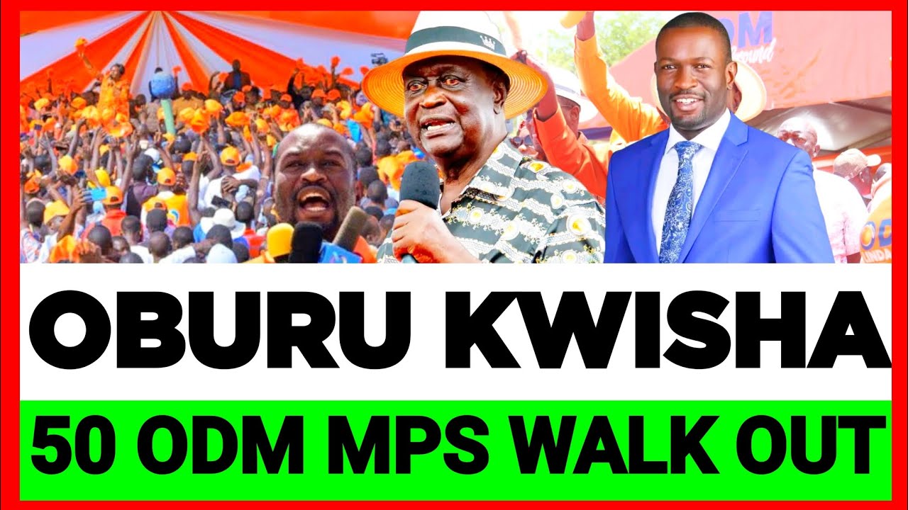 Breaking News! Bad news to Oburu as 50 ODM MPs REJECT to Attend ODM NDC & Joins Sifuna