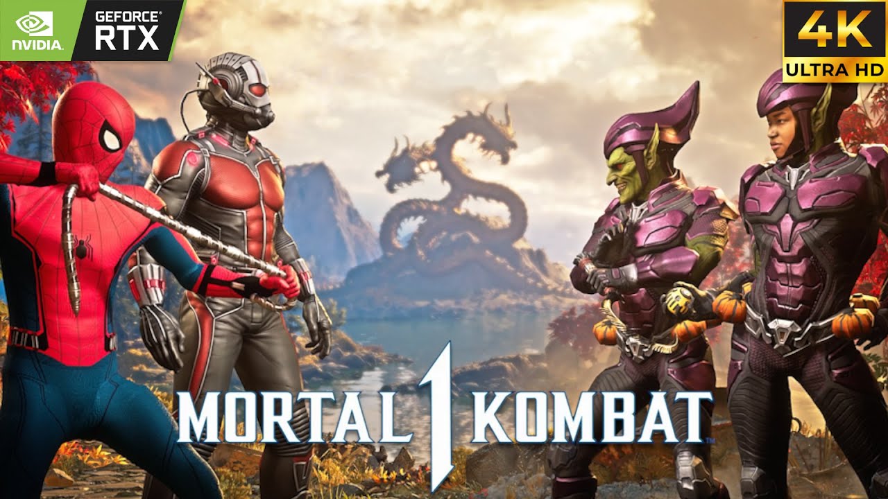 Spiderman Vs Green Goblin Hardest Fight | Mortal Kombat 1