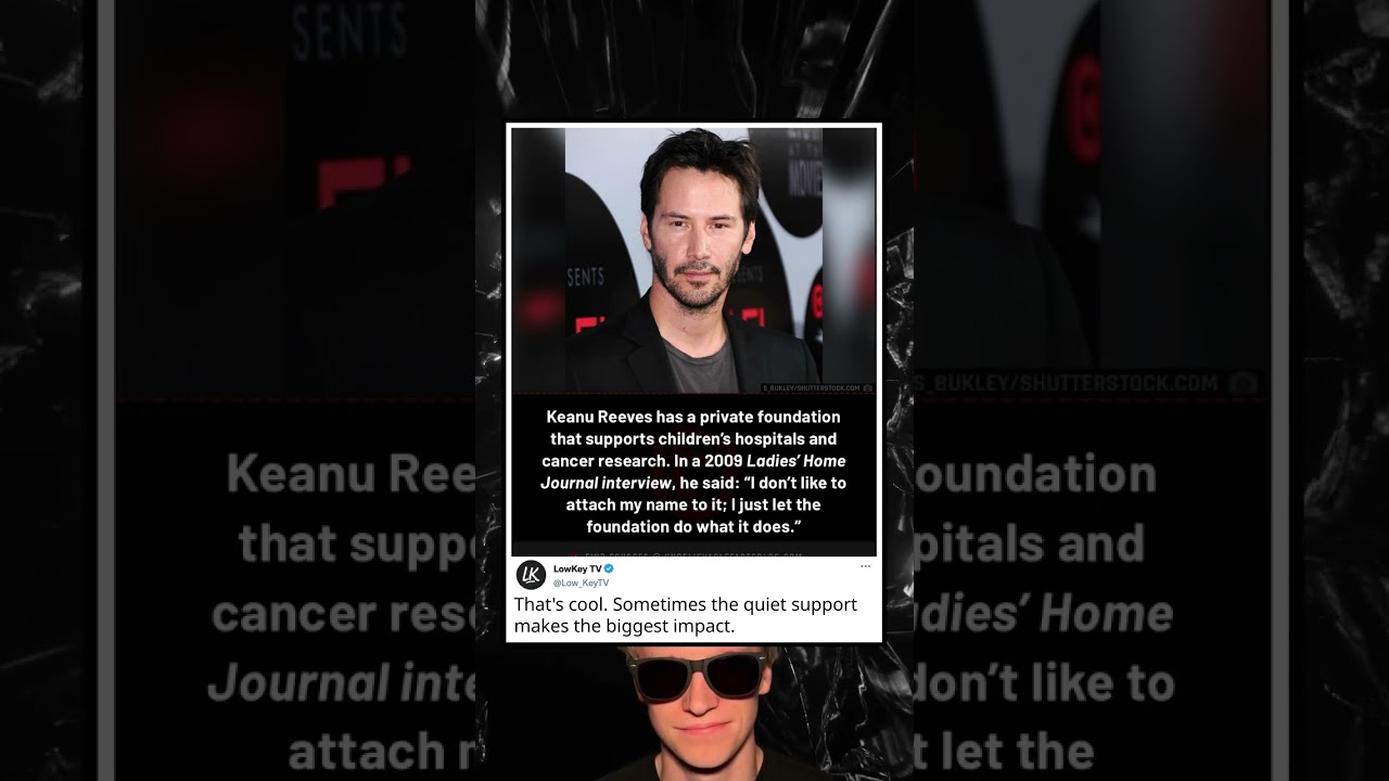 Keanu Reeves Silent Charity