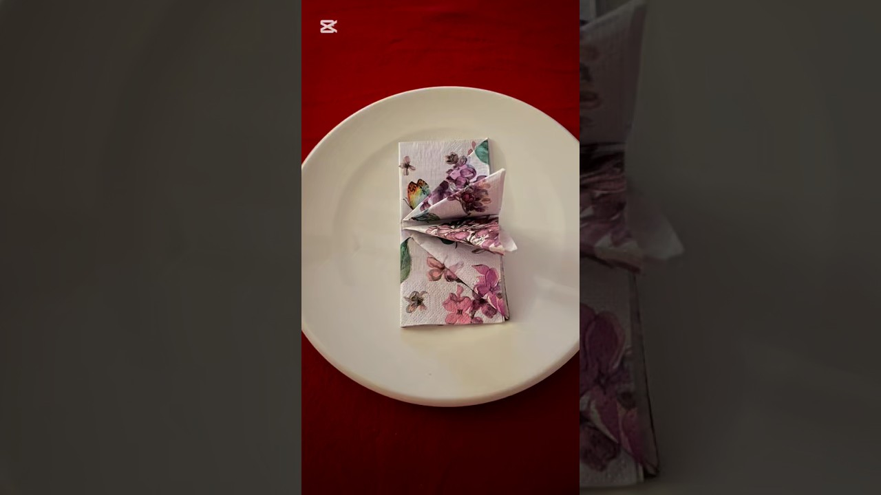 Simple napkin folding 