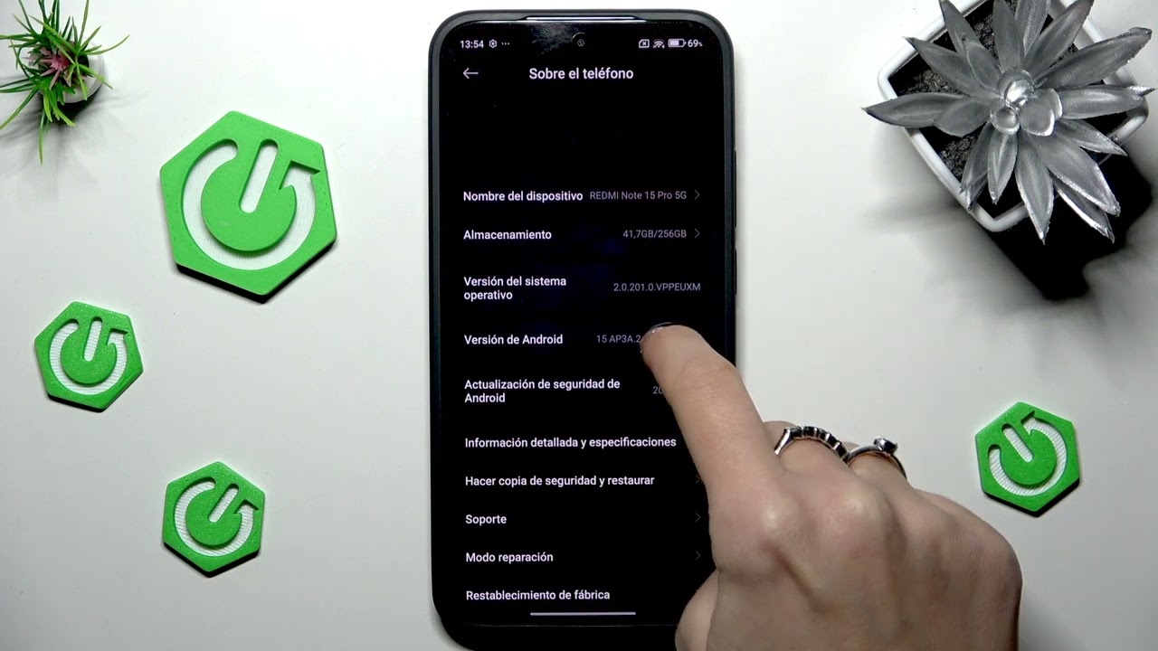 Cómo ver el número EID en REDMI Note 15 Pro 5G