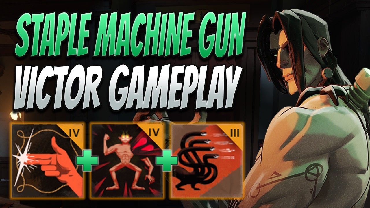 RAPID FIRE STAPLING! Victor Gameplay | Deadlock