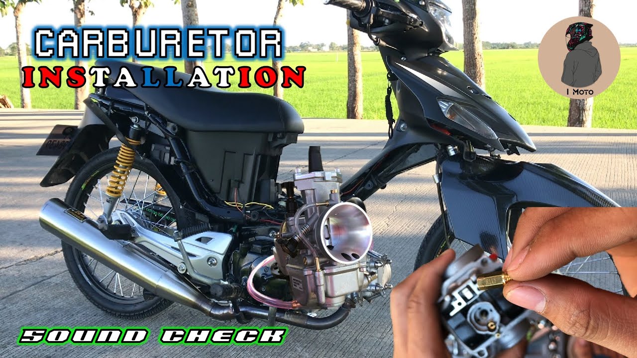 SUZUKI SMASH 28mm FLAT SLIDE KEIHIN INSTALLATION and SOUND CHECK❤️😍🇹🇭| I Moto