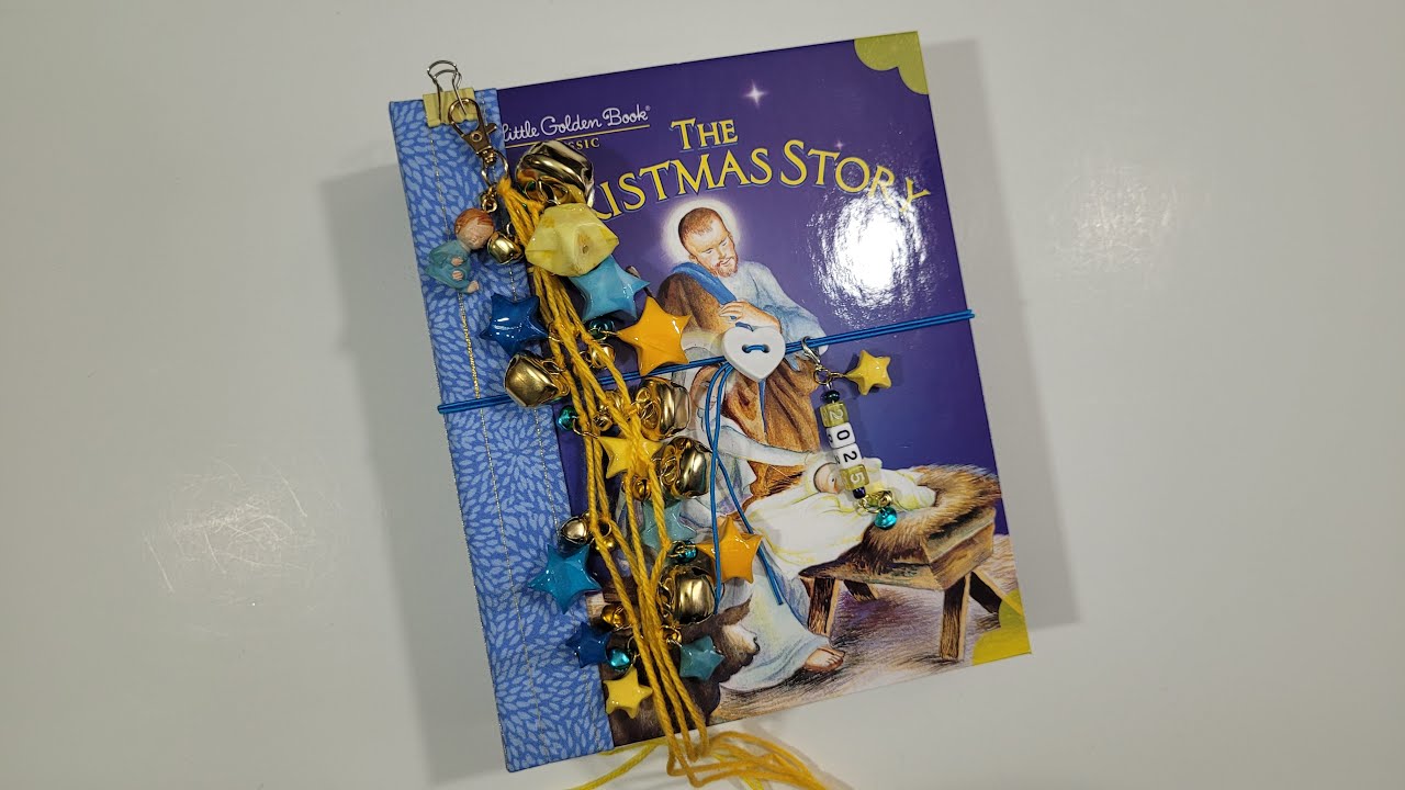 A Christmas Story Little Golden Book Junk Journal Flip Through