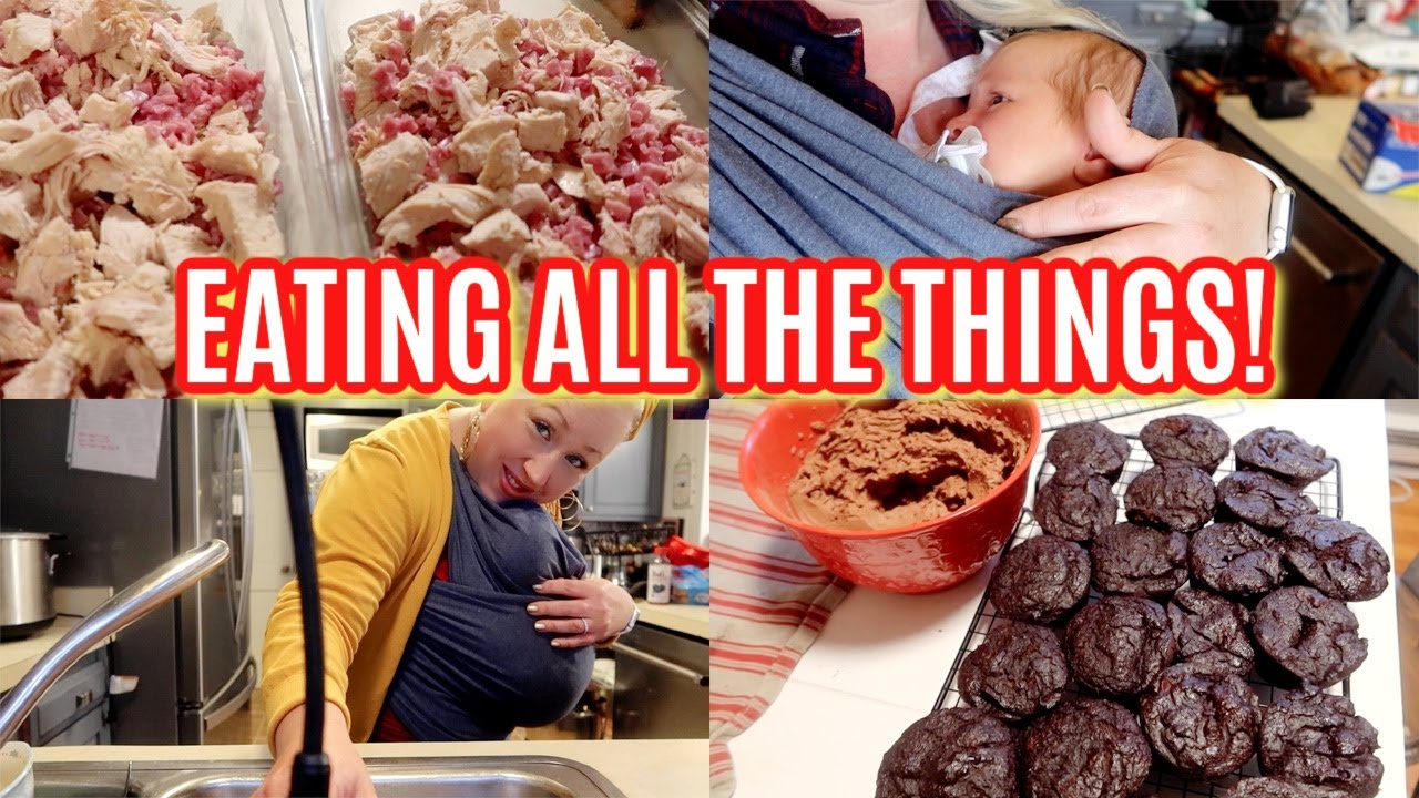 POSTPARTUM and LARGE FAMILY MEALS of the Week! Breastfeeding and HUNGRY!! Refrigerator Tours + LOTS!
