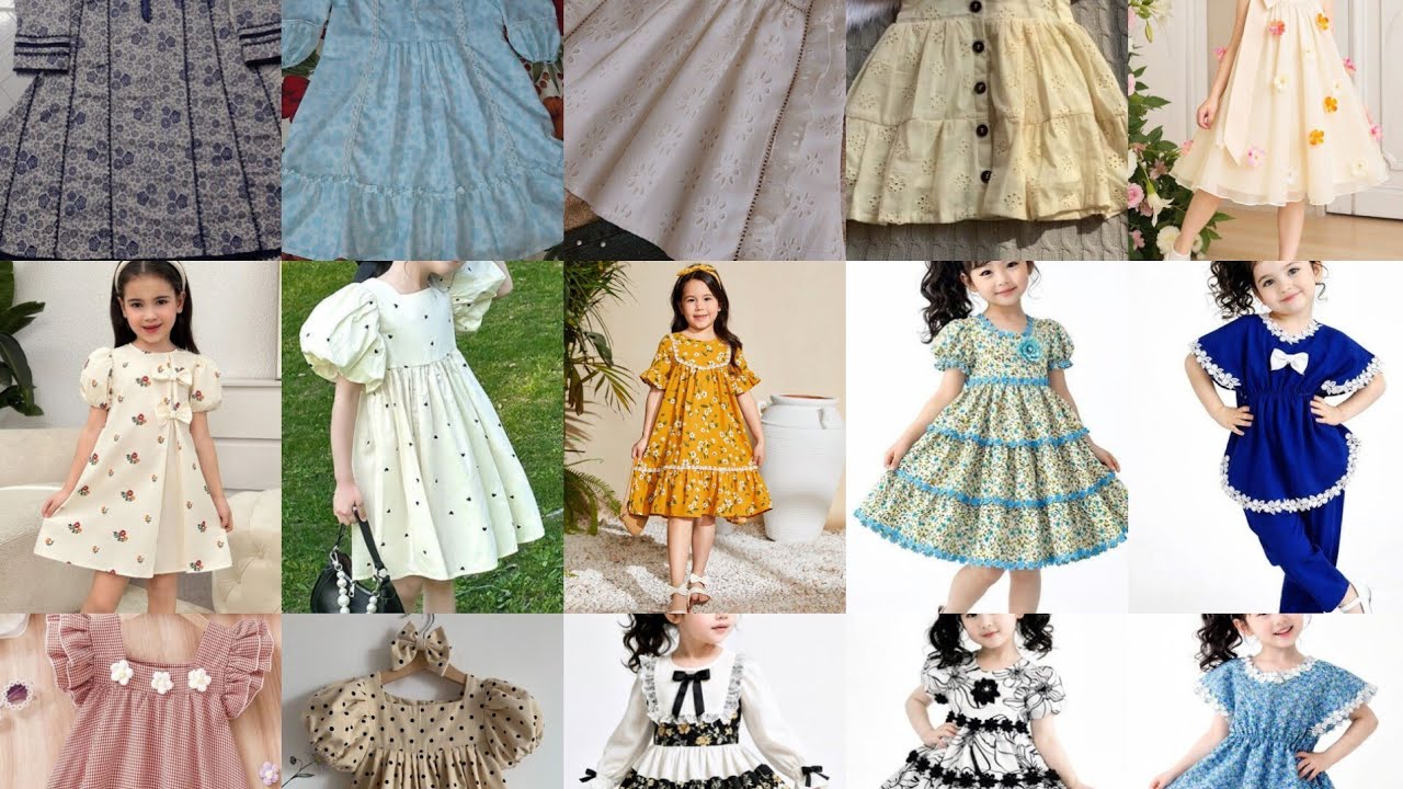 Latest Little Girls Frock Designs 2026  50 plus designs| Cute & Stylish Party Wear Dresses for Kids
