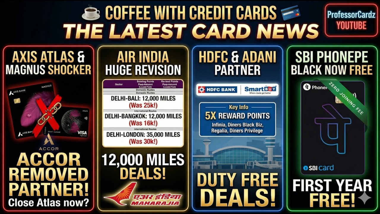 Weekly Credit Cards News | Accor Removed by atlas, Air India Revaluation, Uni Gold Card
