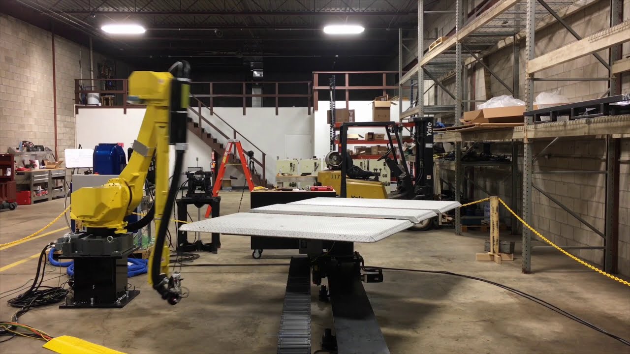 High Pressure Robotic Spray Line-X Rhino Truck bed liner Fanuc M710iC Graco HFR Polyurea - RTSS