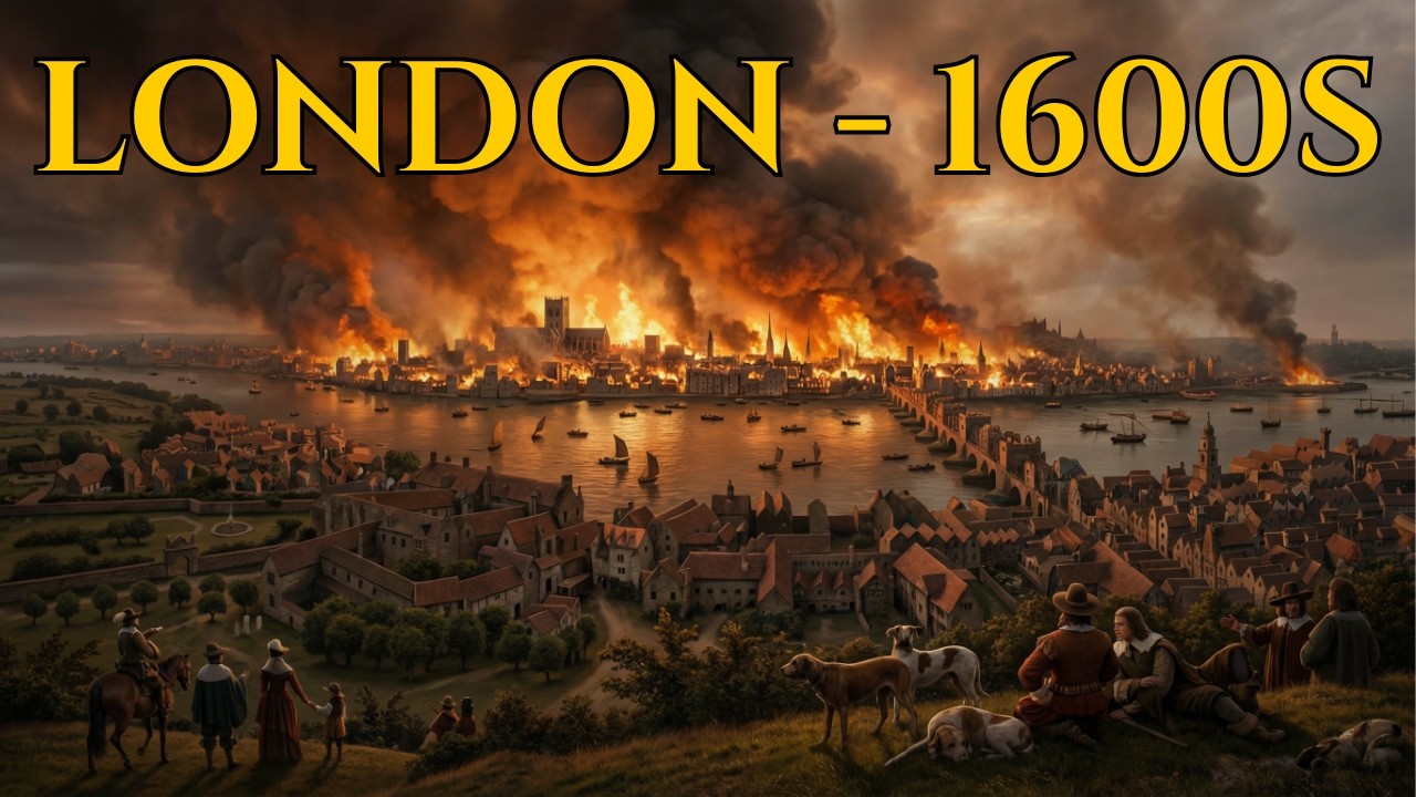 What London Actually Looked Like in the 17th Century (AI Reconstruction)