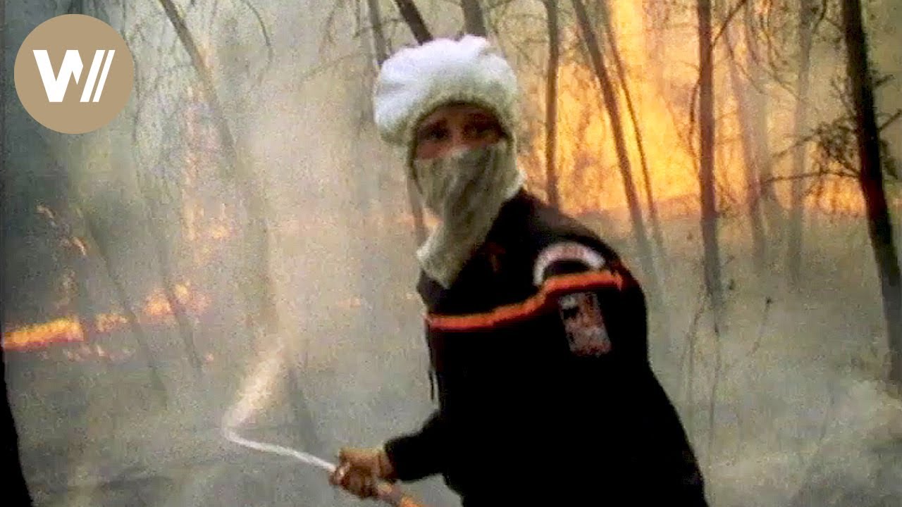 Ablaze in Provence - Fire fighting in the South of France in  the 90's