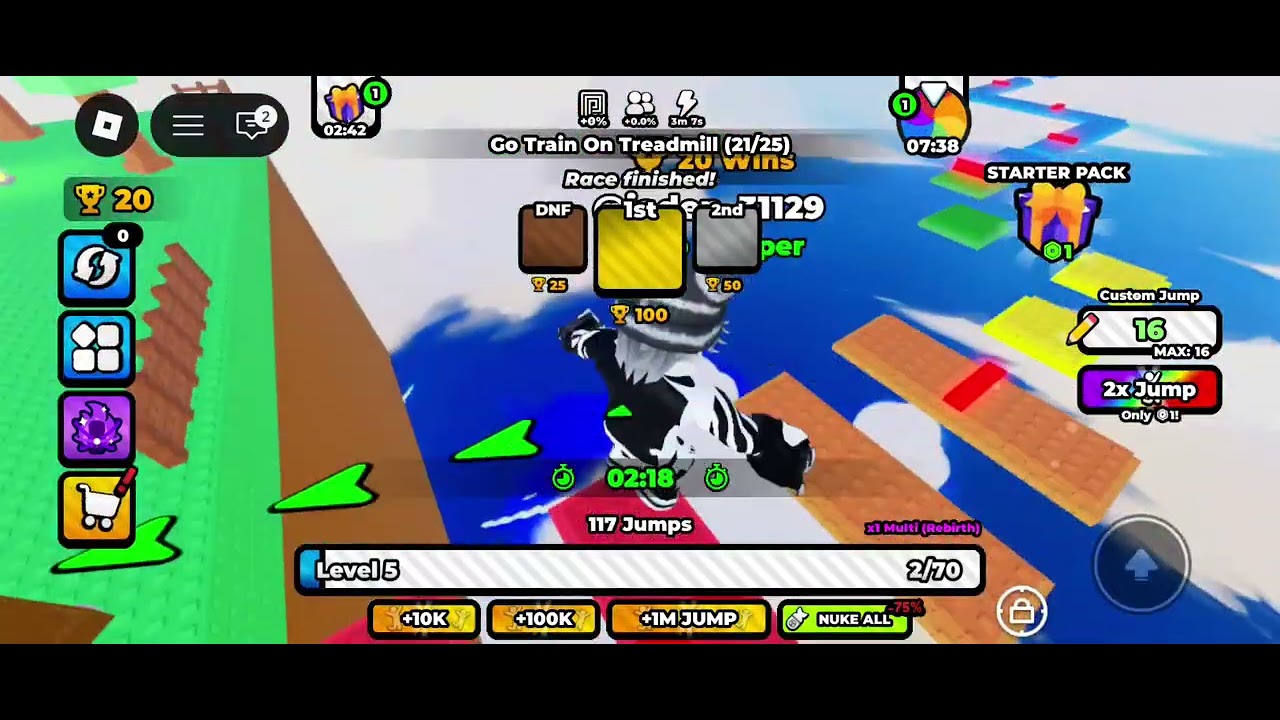 El juego se llama por cada paso un salto 