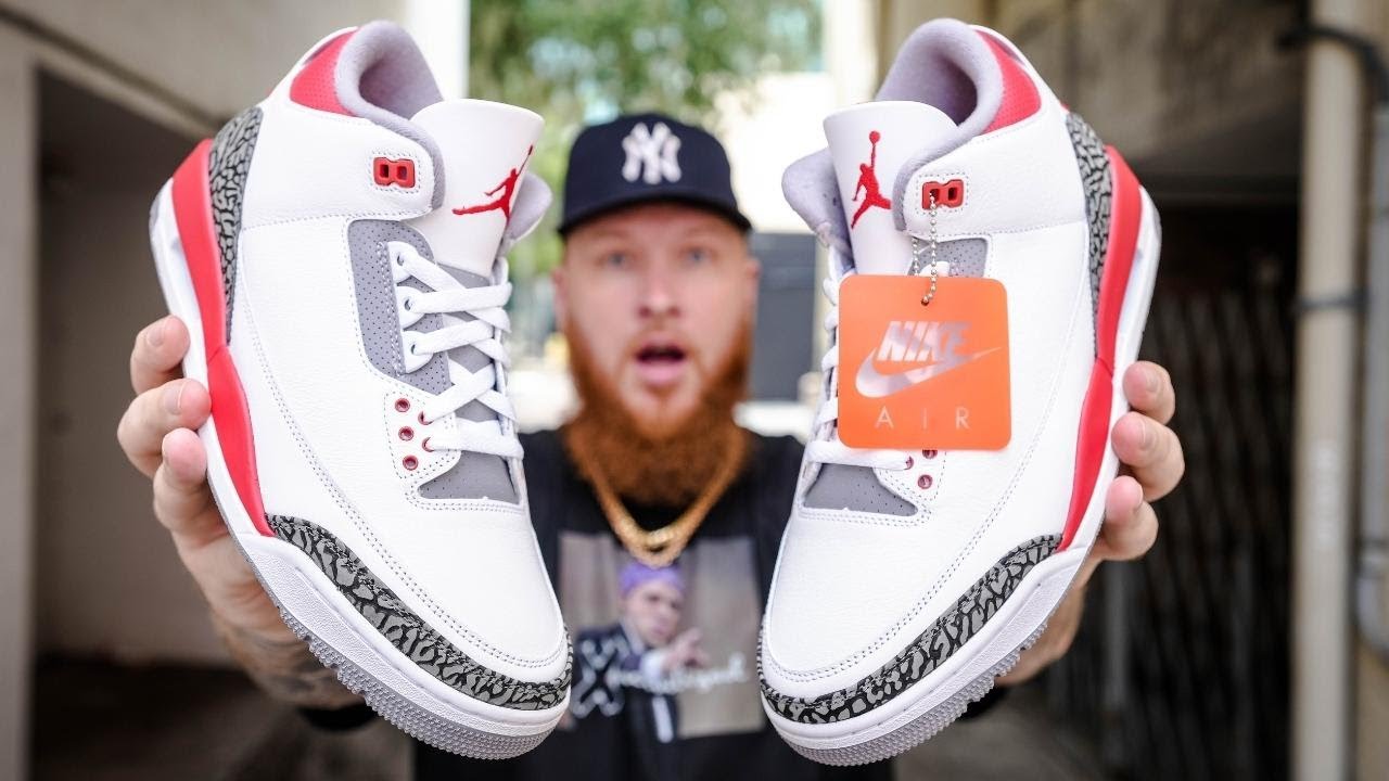 НАСКОЛЬКО ХОРОШИ КРОССОВКИ JORDAN 3 FIRE RED?! (Обзор первых моделей)