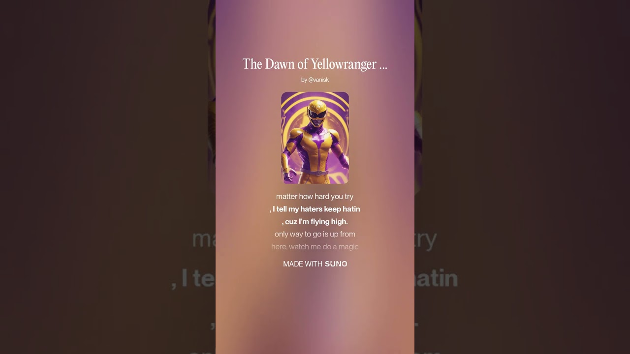 Dawn of Yellowranger