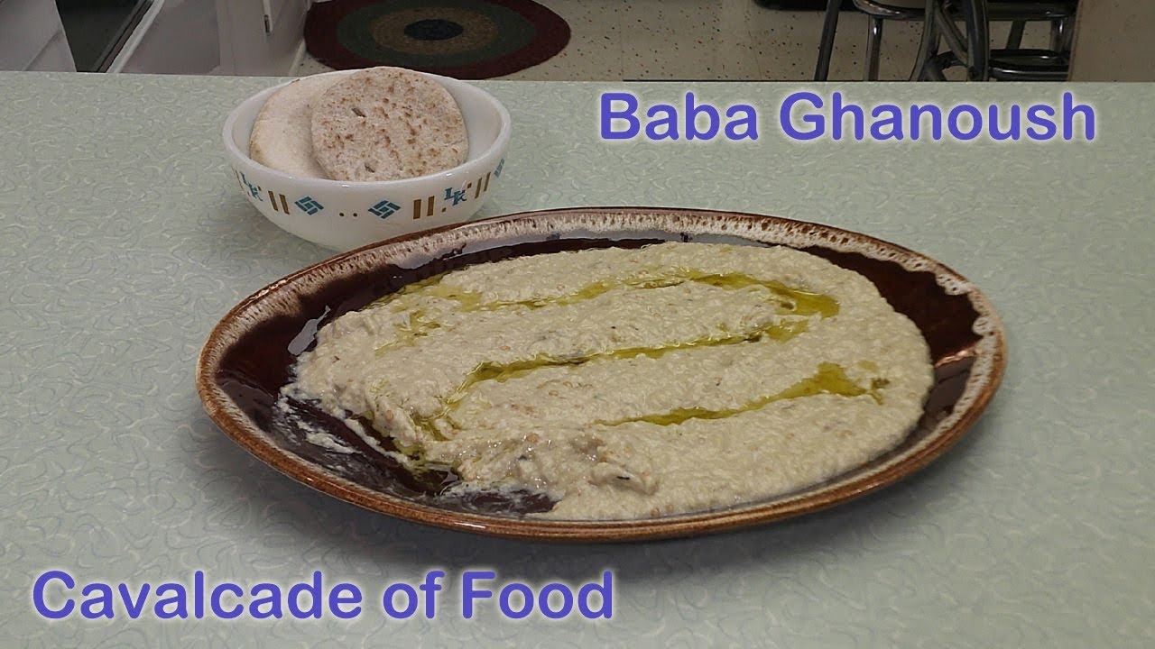 Baba Ghanoush / Ghanouj Roasted Eggplant Dip