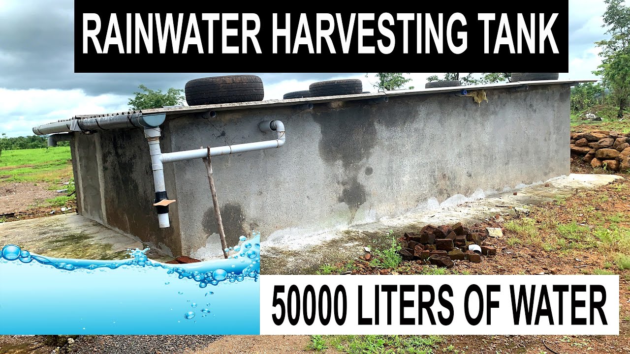 50000 Liters Rainwater Harvesting Tank at Farmhouse