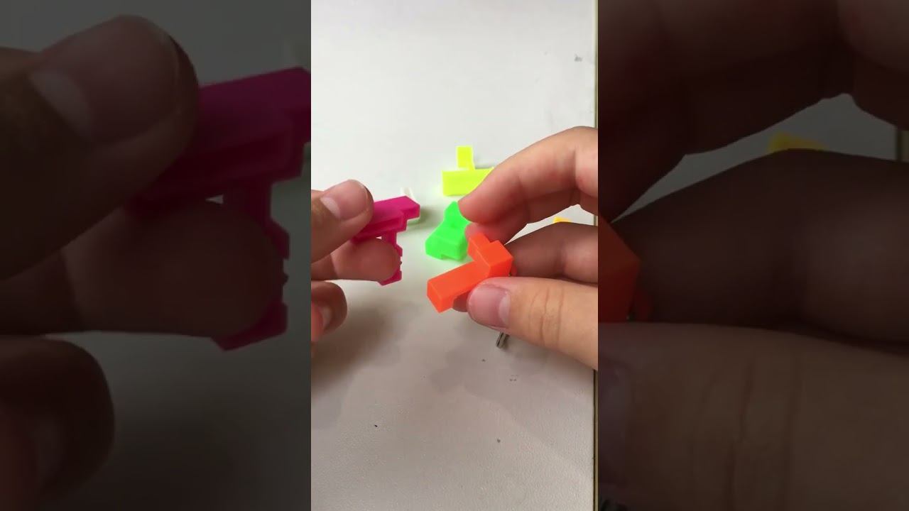 How to solve a 6 piece cube puzzle