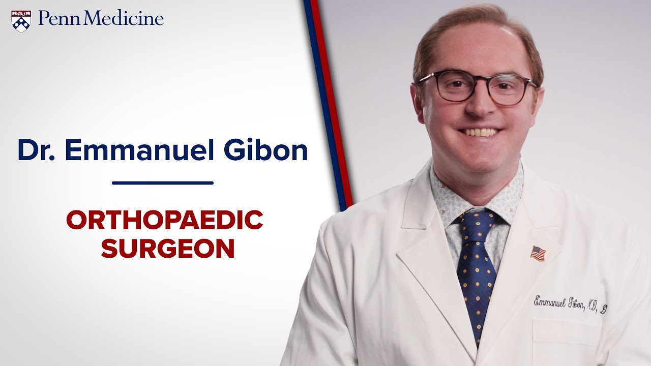 Meet Dr. Emmanuel Gibon – Orthopaedic Surgeon