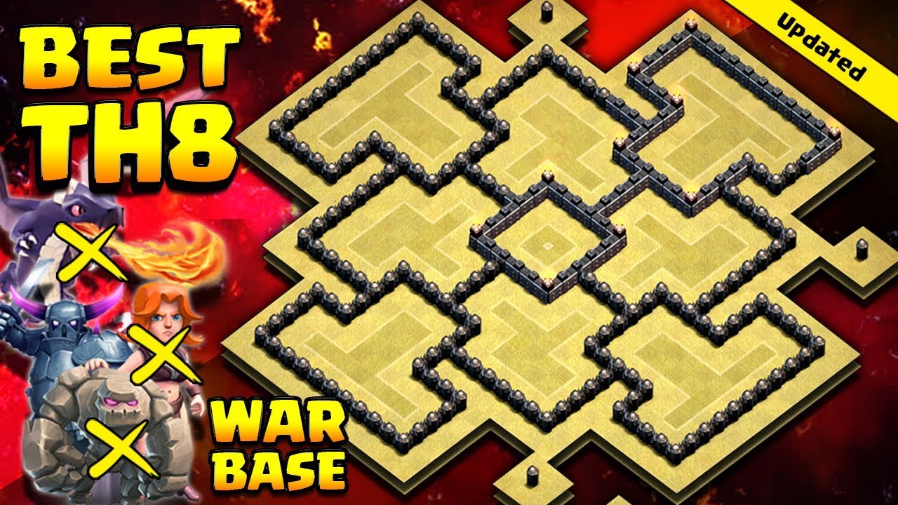 TH8 War Base With Bomb Tower | Anti 3 Star | Anti All | Clash of Clans
