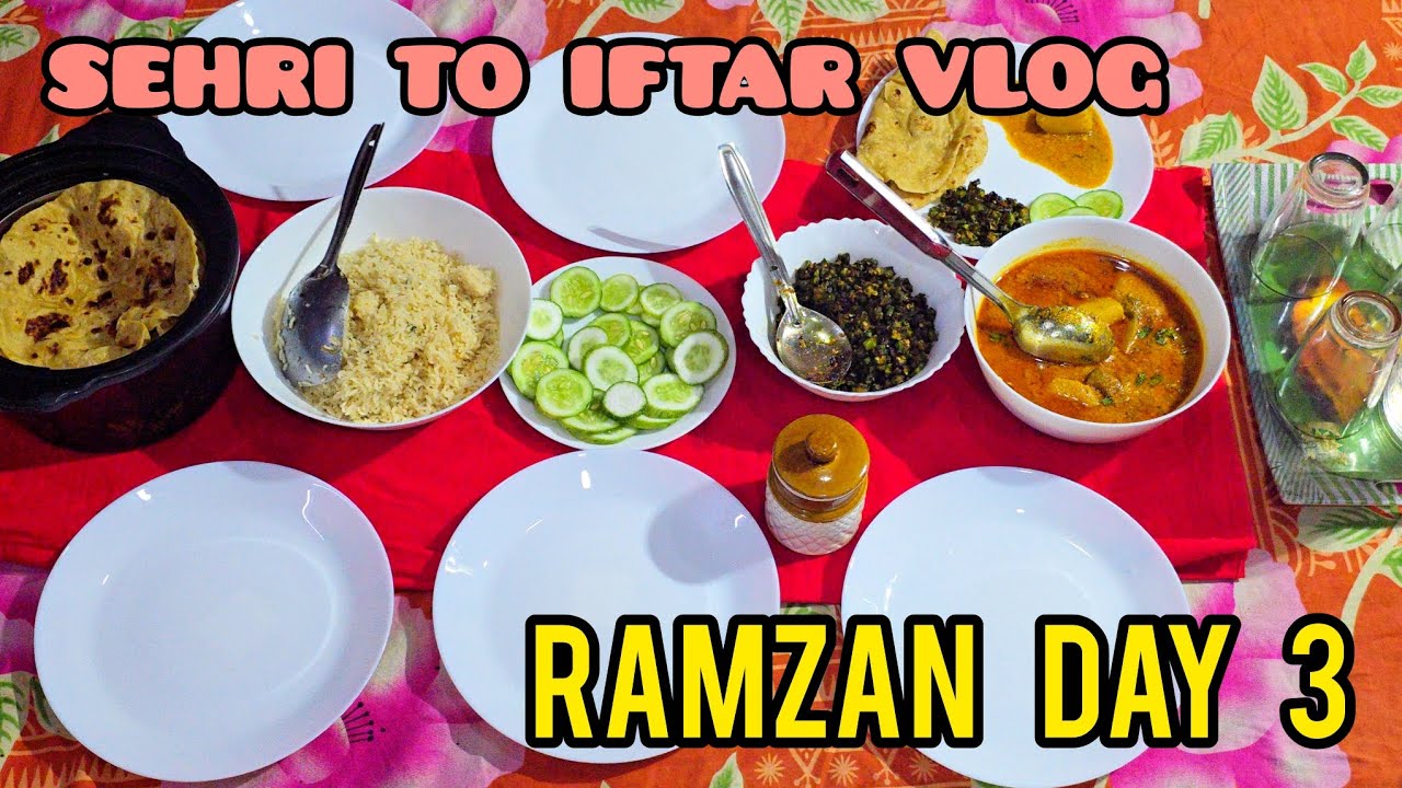 Ramzan Day 3/30 🌙 | Sehri To Iftar Routine | Ramzan Vlog #ramzan #vlog #yt #video #trending 