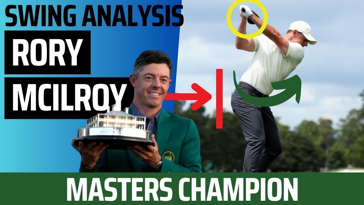 Rory Mcilroy Slow Motion Swing Analysis Driver Masters 2025 Winner