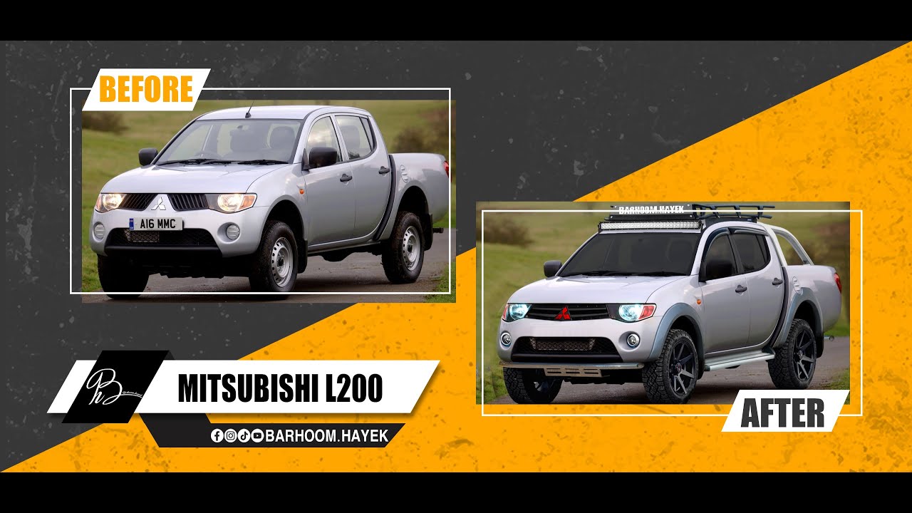 Mitsubishi L200 (modifications on photoshop)