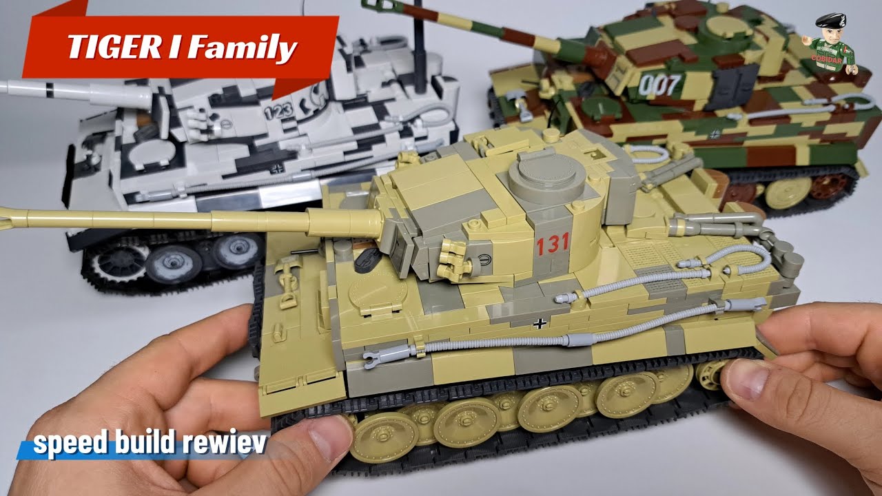 PANZER VI TIGER I no131-Comparison with other Tiger - Cobi 2588 (speed build rewiev)