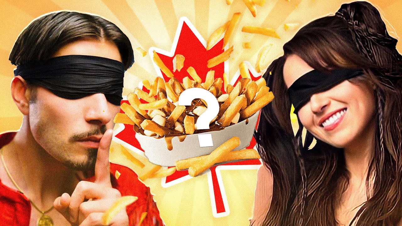 Blind Guess The Canadian Food Challenge with bbno$, Pokimane!