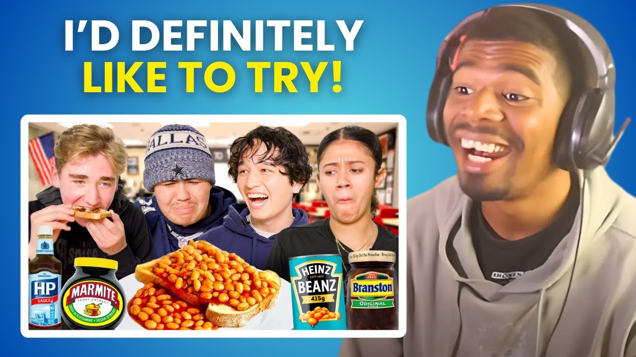 American Highschoolers Try British Comfort Food For the 1st Time! | American Reacts