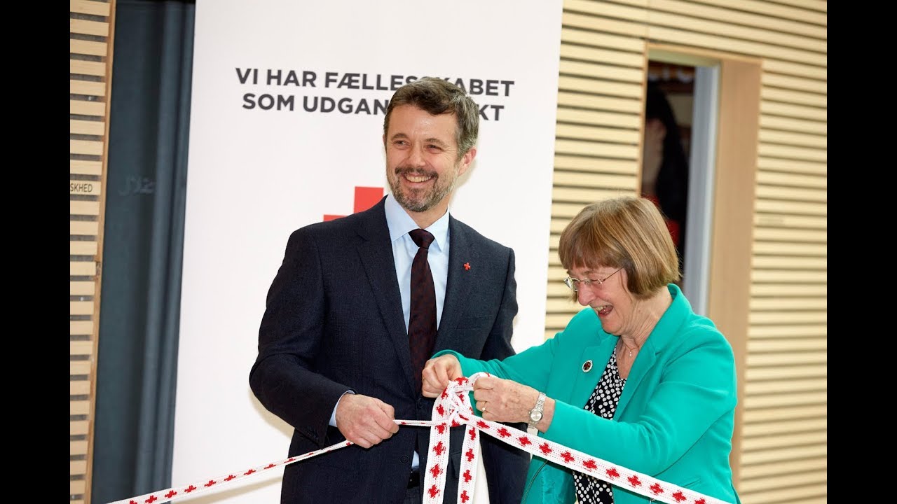 Kronprins Frederik indviede Røde Kors Frivillighus