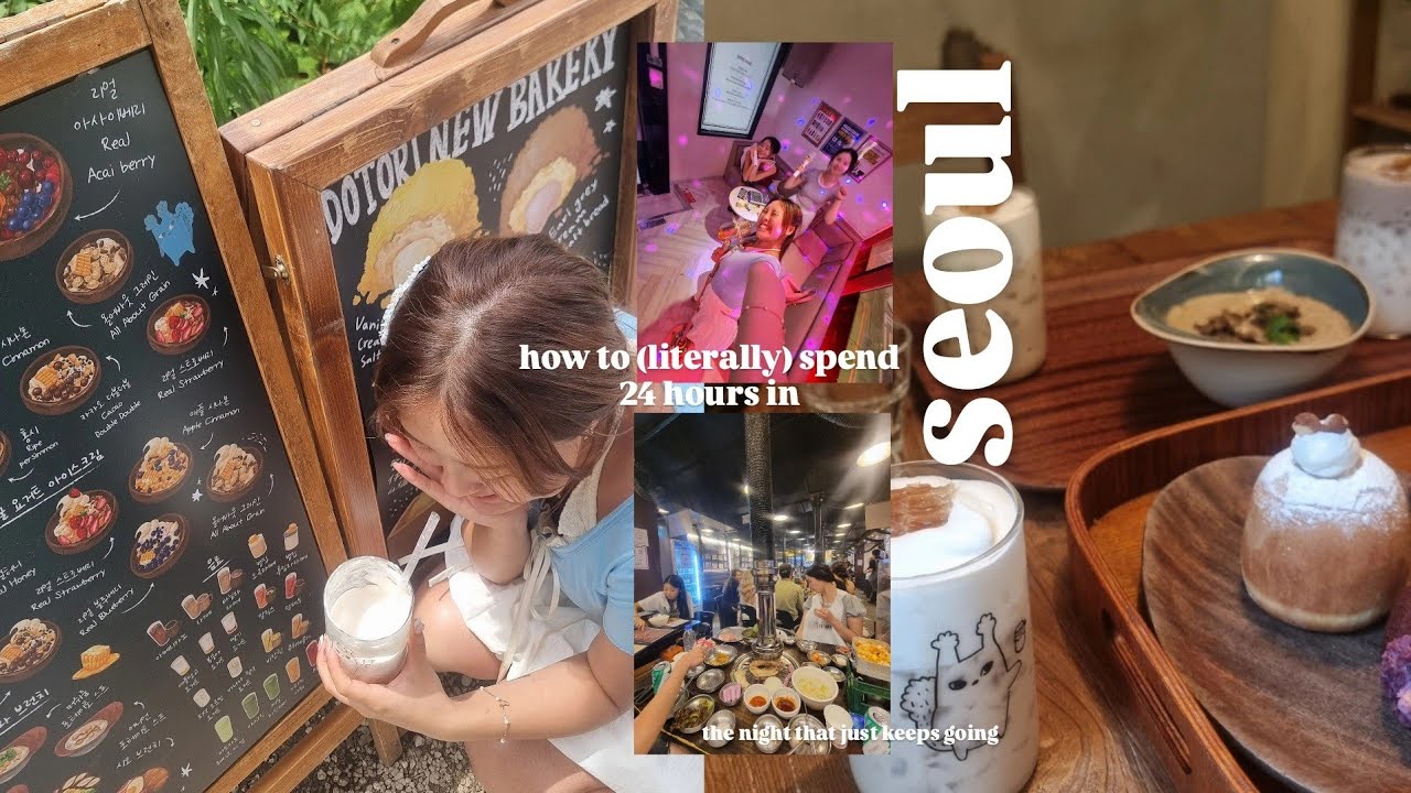 24 hours in seoul: ghibli cafe, karaoke, wearing hanbok, kbbq 🫢
