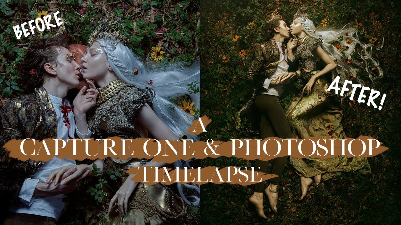 FAIRYTALE PHOTOSHOP TIMELAPSE - START TO FINISH - PHASE ONE