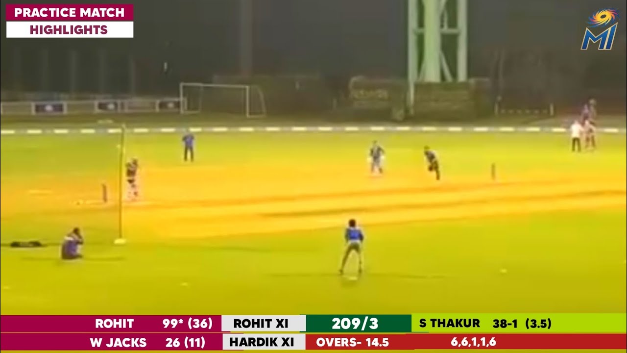 MI Practice Match Highlight 2026 | MI Intra Squad Practice Match 2026 | Rohit Batting MI Camp 2026