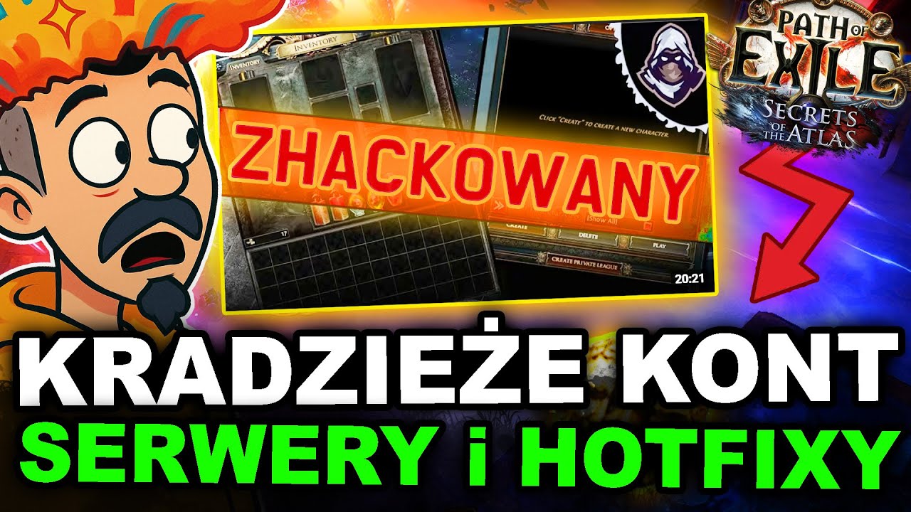 KRADZIEŻE KONT, STAN SERWER&Oacute;W i HOTFIXY w Path of Exile 3.26
