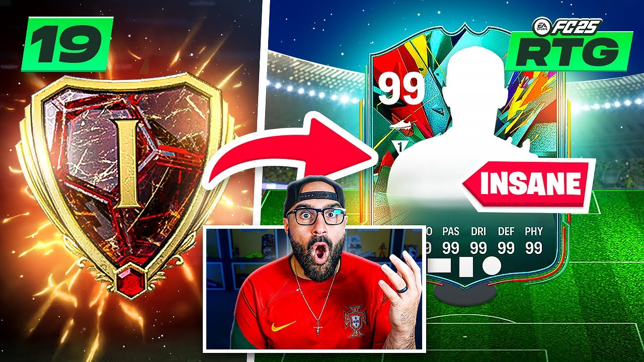 WOW I GOT THE BEST CARD IN THE GAME! *FUT CHAMPS* FC 25 ULTIMATE TEAM RTG