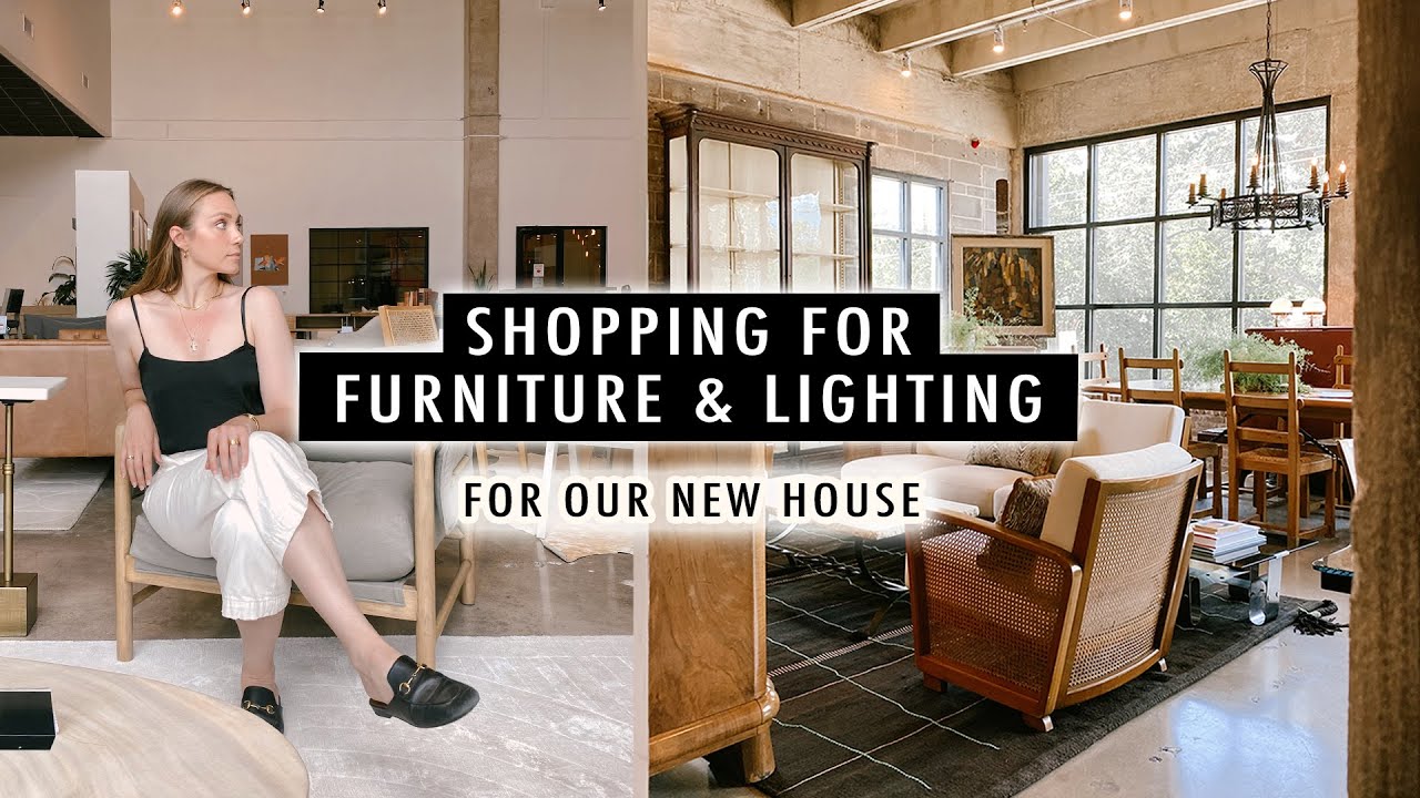 FURNITURE & LIGHTING SHOPPING For Our New House | XO, MaCenna
