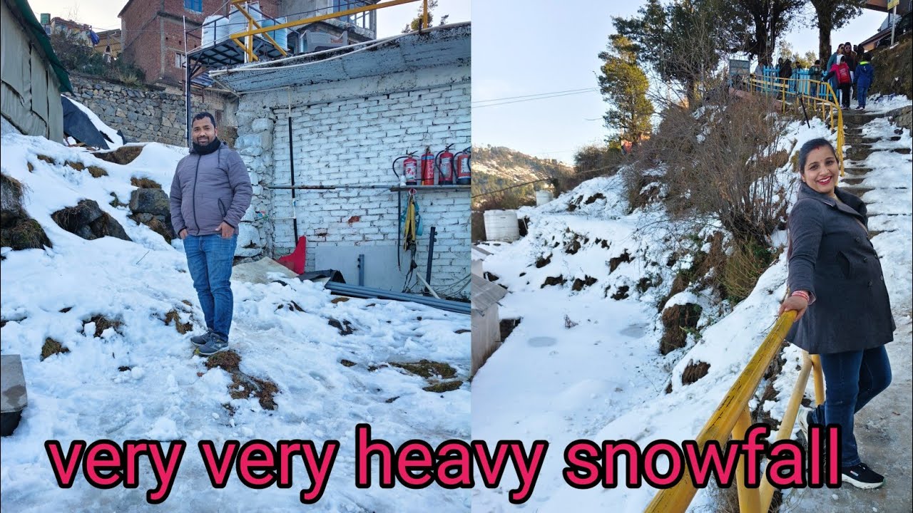 Heavy snowfall masoori(dhanoulty)