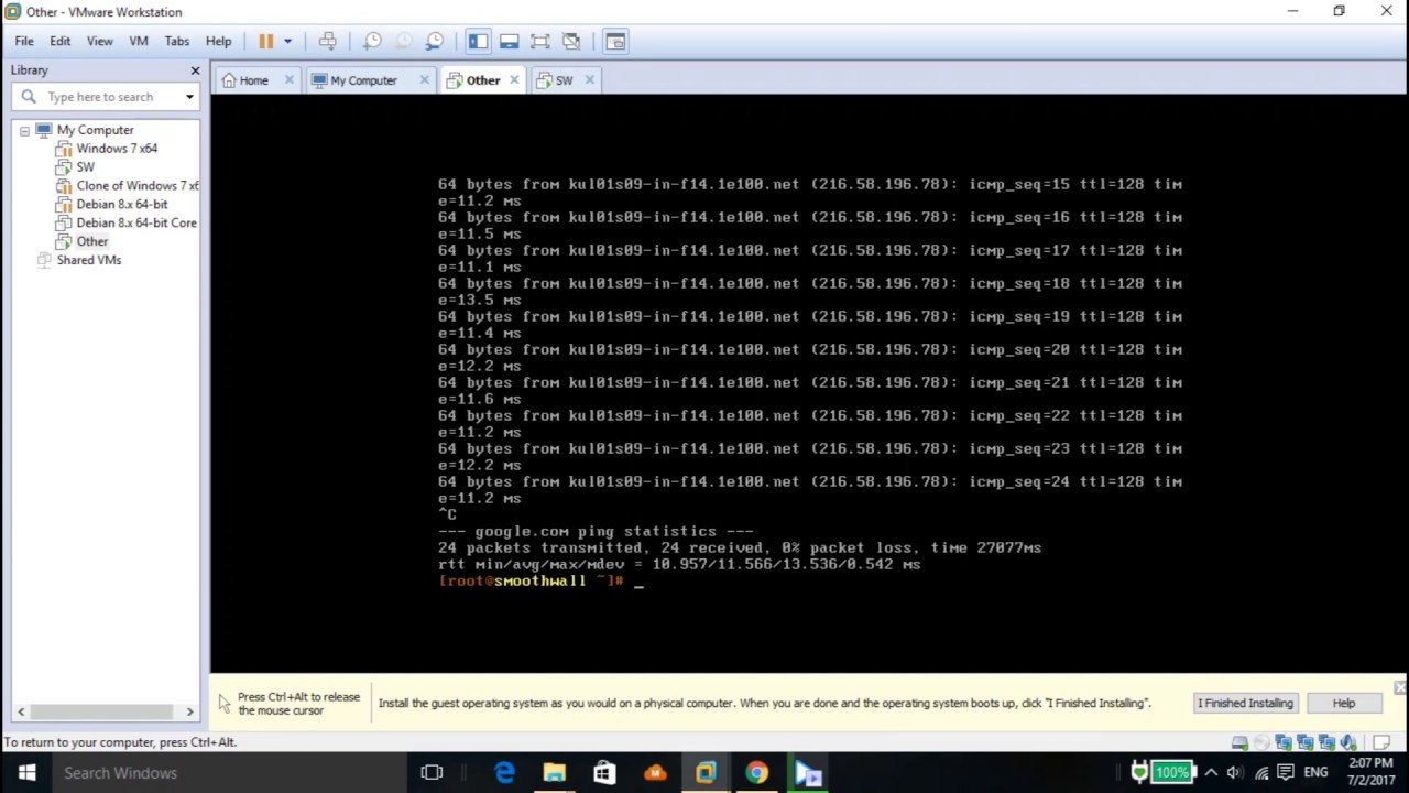Tutorial installing and configure smoothwall