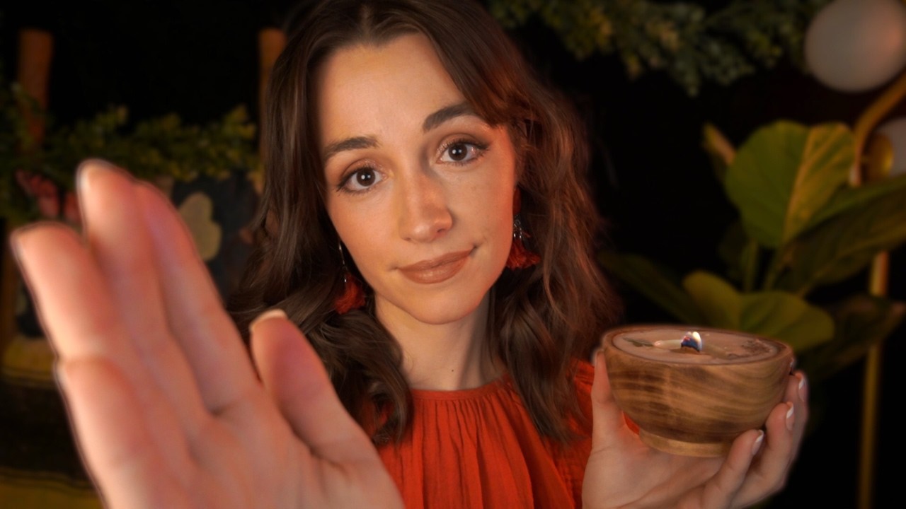 ASMR | Guided Mindfulness Session for SLEEP 🍃 (gentle rain 🌧️, brushing, tapping)