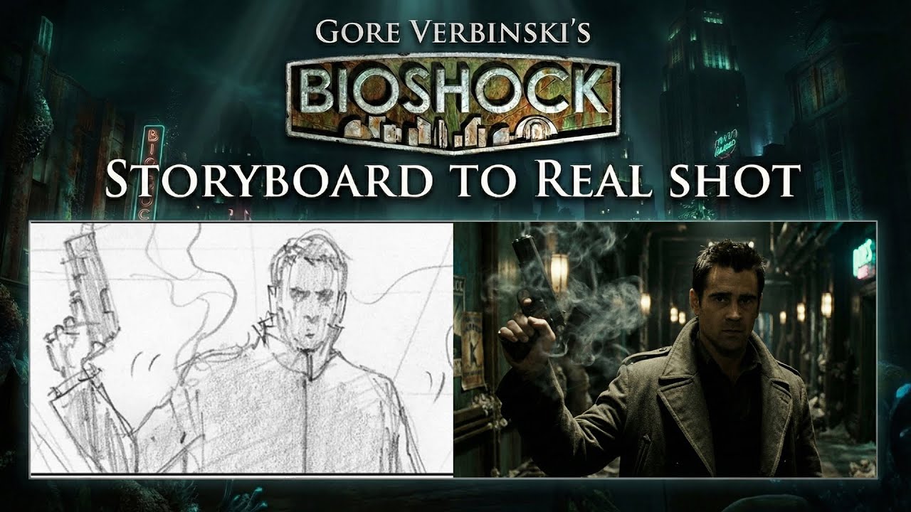 Gore Verbinski's BioShock | Storyboard To Real Shot