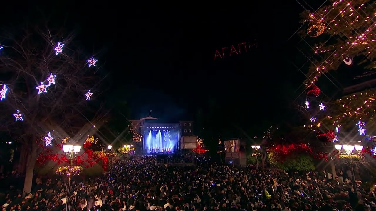 NYE 2025 - Athens, Syntagma - DRONE LIGHT SHOW GREECE