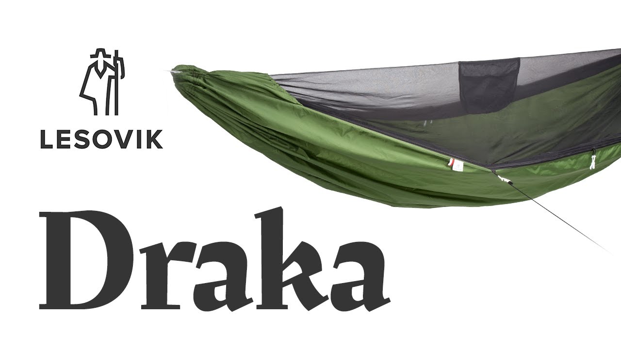 Lesovik DRAKA &ndash; turystyczny hamak z moskitierą, doskonały na biwak w terenie