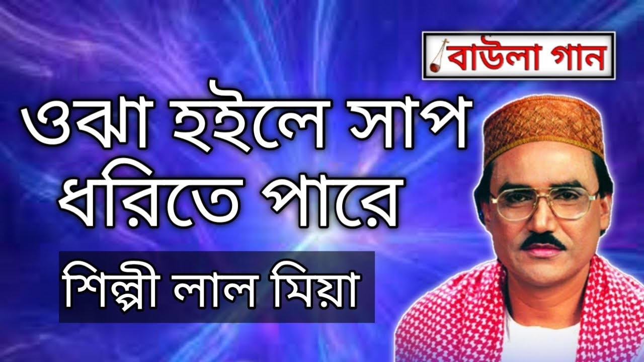শিল্পী লাল মিয়া বয়াতী || ওঝা হইলে সাপ ধরিতে পারে || Baula gaan