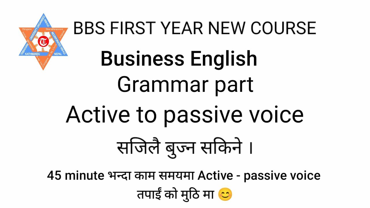 Active to passive voice - by study material