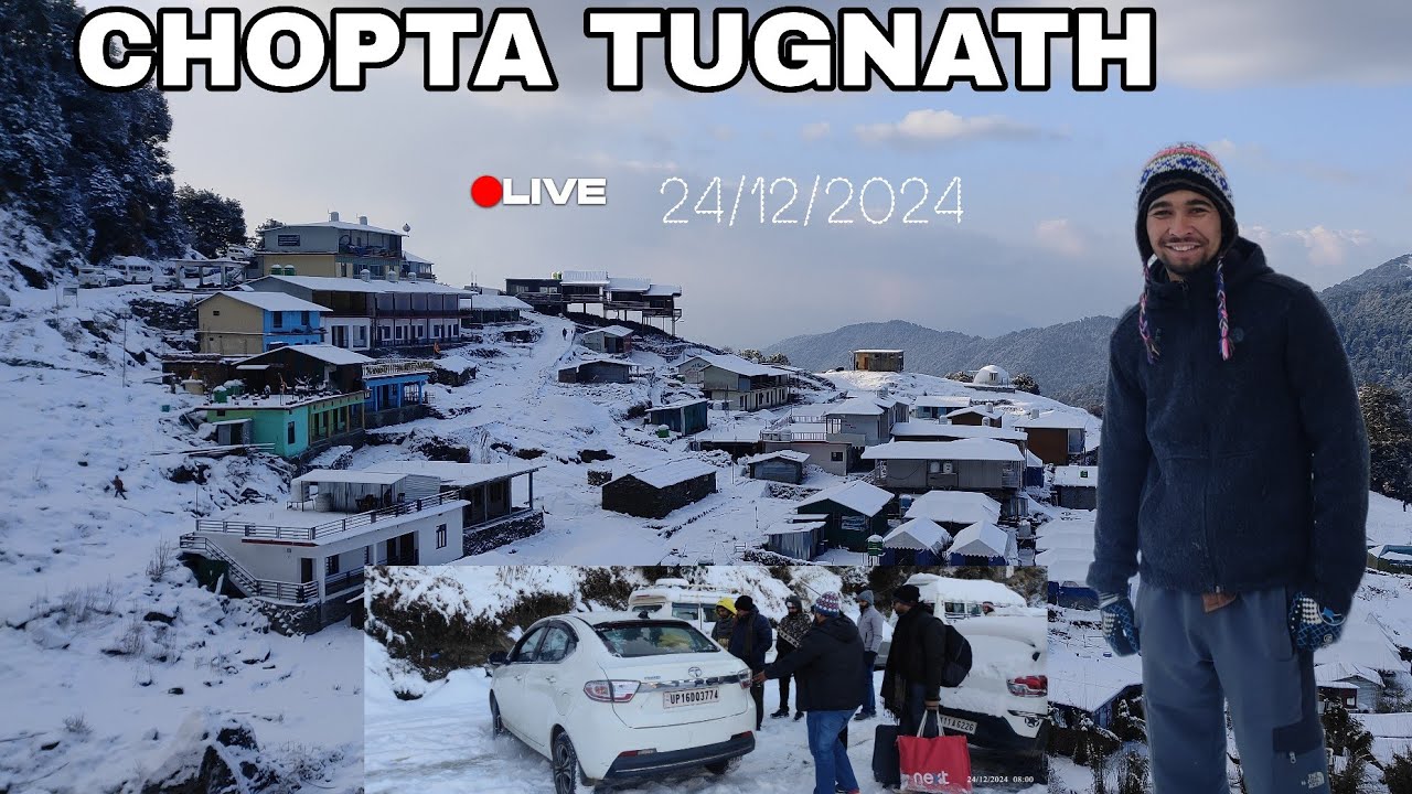 Chopta Tugnath Me hua fir se bhayankar snowfall || chopta Tugnath||Sunil pahadi vlog