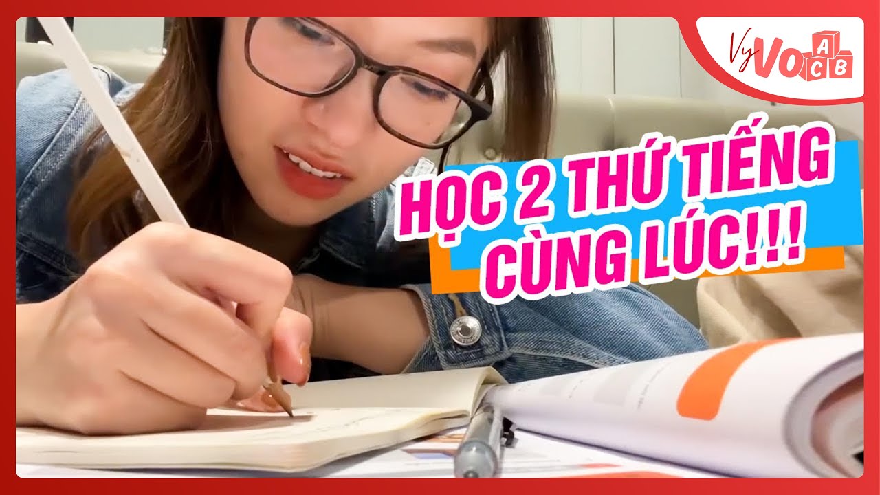 Khánh Vy học tiếng Anh và tiếng Hàn như thế nào? | Vlog nói 3 thứ tiếng VyVocab Ep.65