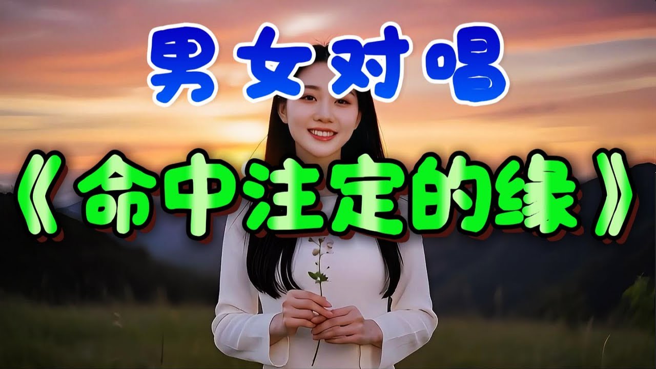 🎵男女情歌对唱《命中注定的缘》超好听！