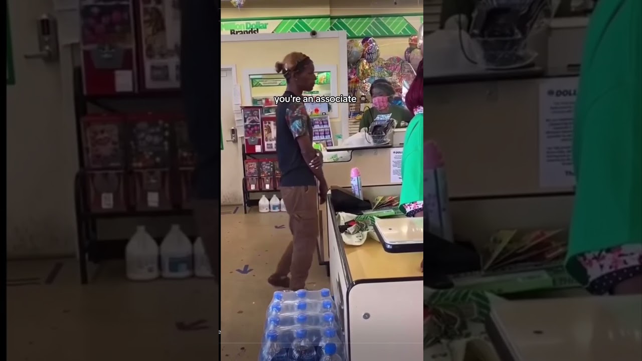 Crazy Dollar Tree Manager fires employee in front of customers