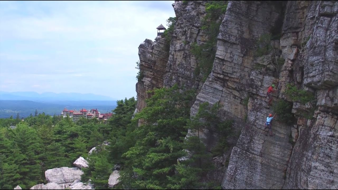 Rock Climbing at Mohonk Mountain House