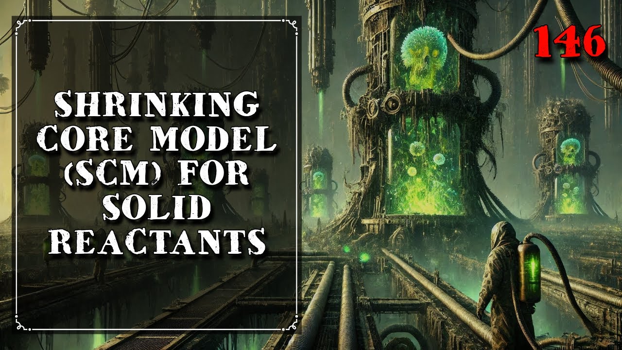 146. Shrinking Core Model (SCM) for Solid Reactants | Chemical Engineering | The Engineer Owl 