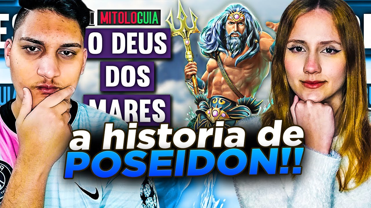 REACT EM CASAL - A História de Poseidon - MITOLOGIA GREGA #8 (Guilherme Analisa)